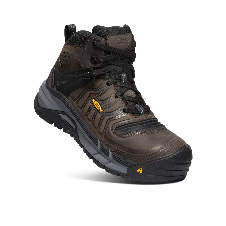 Keen Men's Kansas City+ Waterproof Mid (Carbon-Fiber Toe) | Coffee Bean/Black 3 Keen Men's Kansas City+ Waterproof Mid (Carbon-Fiber Toe) | Coffee Bean/Black - Image 3