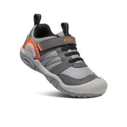 Keen Little Kids' Knotch Peak Sneaker | Magnet/Safety Orange -Keen Deals Store 08f516722ace233dd9c0e8aeb16005d1c237e45e