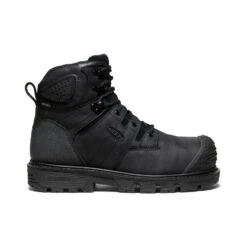 Keen Men's Camden 6" Waterproof Boot (Carbon-Fiber Toe) | Black/Black