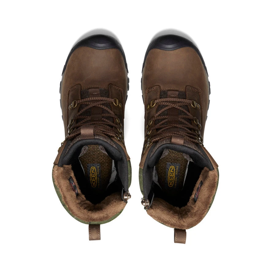 Keen Women's Greta Tall Waterproof Boot | Dark Earth/Green Plaid 4 Keen Women's Greta Tall Waterproof Boot | Dark Earth/Green Plaid - Image 4