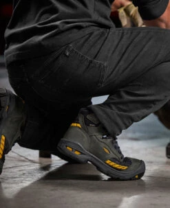 Keen Men's Troy 6" Waterproof Boot (Carbon-Fiber Toe) | Magnet/Black -Keen Deals Store 1025697 PDP LeftImage