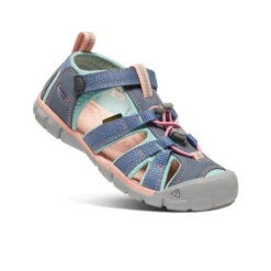 Keen Big Kids' Seacamp II CNX | Flint Stone/Ocean Wave -Keen Deals Store 19d898179a06ccb2a6db45a7070896520f811d2b