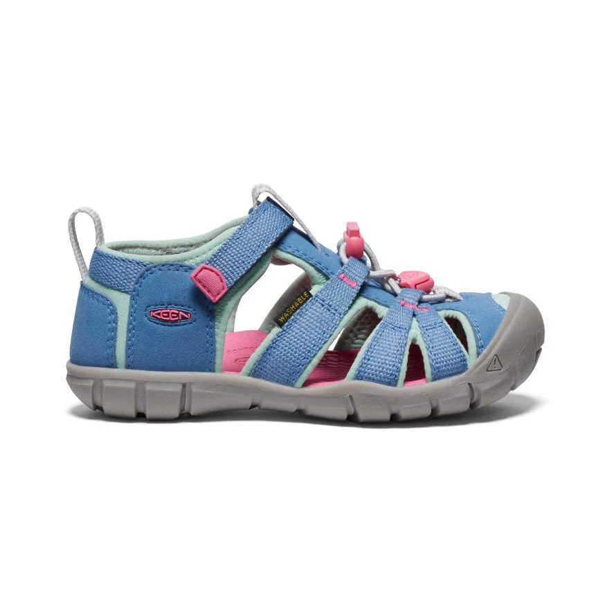 Keen Little Kids' Seacamp II CNX | Coronet Blue/Hot Pink 1 Keen Little Kids' Seacamp II CNX | Coronet Blue/Hot Pink