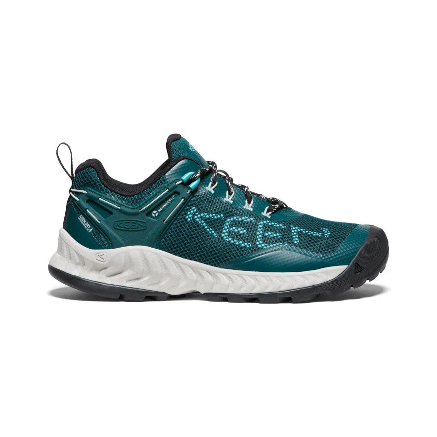 Keen Women's NXIS EVO Waterproof Shoe | Sea Moss/Ipanema 1 Keen Women's NXIS EVO Waterproof Shoe | Sea Moss/Ipanema