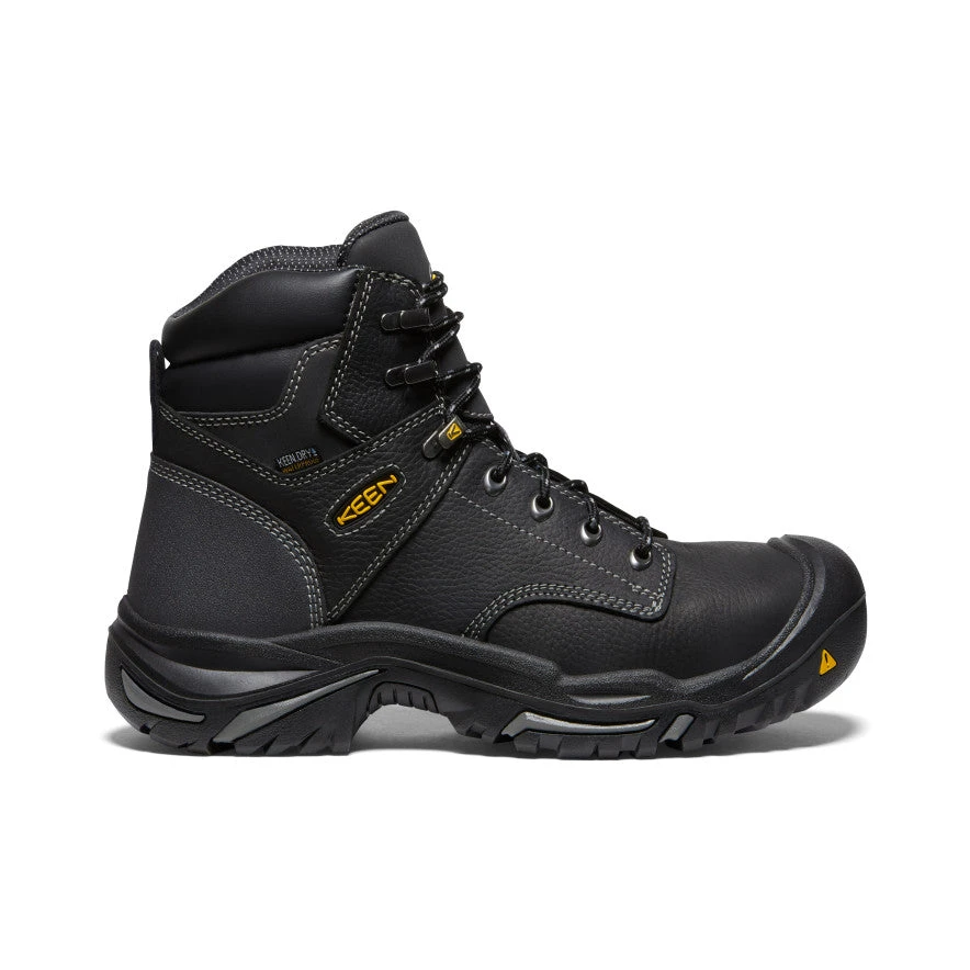 Keen Men's Mt Vernon 6" Waterproof Boot (Steel Toe) | Black 1 Keen Men's Mt Vernon 6" Waterproof Boot (Steel Toe) | Black