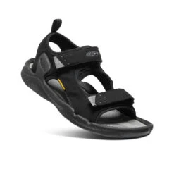 Keen Men's Drift Creek Two-Strap Sandal | Black/Steel Grey -Keen Deals Store 4bc461fd4565342993978706636e0d685f461c5f