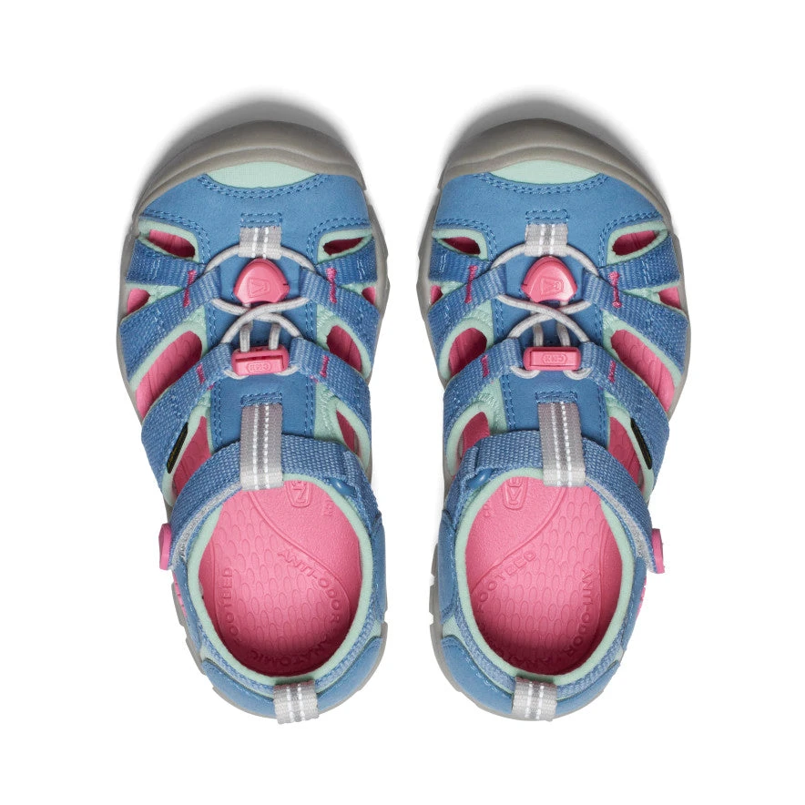 Keen Little Kids' Seacamp II CNX | Coronet Blue/Hot Pink 4 Keen Little Kids' Seacamp II CNX | Coronet Blue/Hot Pink - Image 4