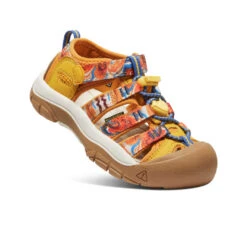 Keen Little Kids' Newport X Outdoor Afro | Orange Peel/Yellow -Keen Deals Store 5763830fbfe3eb6c275f5b53320fc05d901fccba