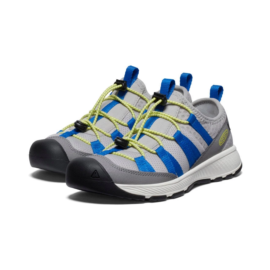 Keen Big Kids' Motozoa Sneaker | Steel Grey/Evening Primrose 2 Keen Big Kids' Motozoa Sneaker | Steel Grey/Evening Primrose - Image 2