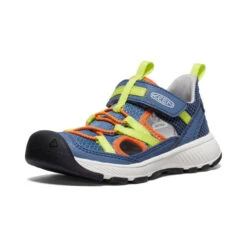 Keen Little Kids' Motozoa Sandal | Vintage Indigo/Scarlet Ibis -Keen Deals Store 721a84b552c64eb1d950515a976f5345cbc91b3f