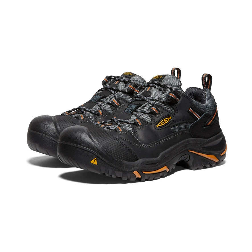 Keen Men's Braddock Low (Steel Toe) | Black/Bossa Nova 2 Keen Men's Braddock Low (Steel Toe) | Black/Bossa Nova - Image 2