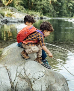 Keen Little Kids' Ridge Flex Waterproof Boot | Bison/Red Carpet -Keen Deals Store RidgeFlexPDPLifestyle2Kids 455d2822 1e0d 46e0 a932 4d0984f11256