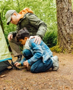 Keen Big Kids' Ridge Flex Waterproof Boot | Grey/Blue Tint -Keen Deals Store RidgeFlexPDPLifestyle3Kids 1