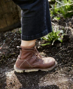 Keen Women's San Jose 6" Boot (Soft Toe) | Gingerbread/Off White -Keen Deals Store SDD 496 PDP SanJose 1024570 Left Image