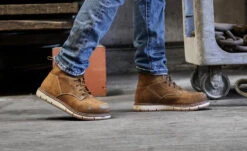 Keen Women's San Jose 6" Waterproof Boot (Aluminum Toe) | Almond/Gum -Keen Deals Store SDD 496 PDP SanJose 1026369 Top Image