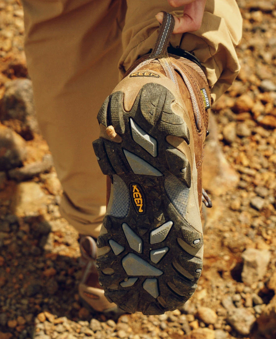 Keen Women's Targhee II Waterproof Mid | Goat/Crown Blue 6 Keen Women's Targhee II Waterproof Mid | Goat/Crown Blue - Image 6