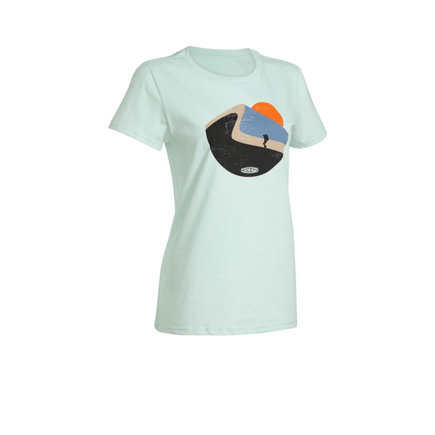 Keen Women's Hike More Tee | Whispering Blue 1 Keen Women's Hike More Tee | Whispering Blue
