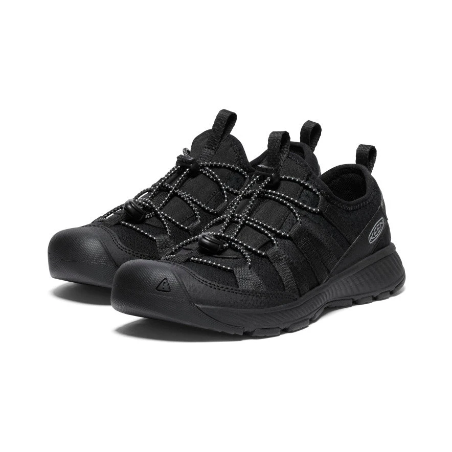 Keen Big Kids' Motozoa Sneaker | Black/Black 2 Keen Big Kids' Motozoa Sneaker | Black/Black - Image 2