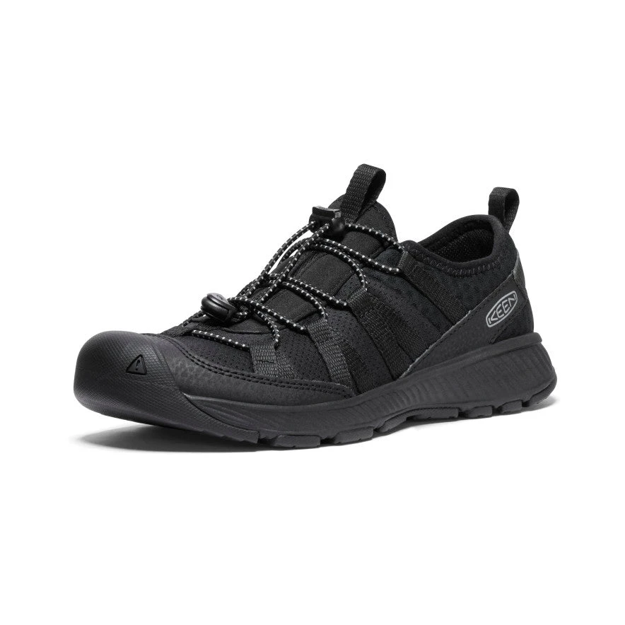 Keen Big Kids' Motozoa Sneaker | Black/Black 3 Keen Big Kids' Motozoa Sneaker | Black/Black - Image 3