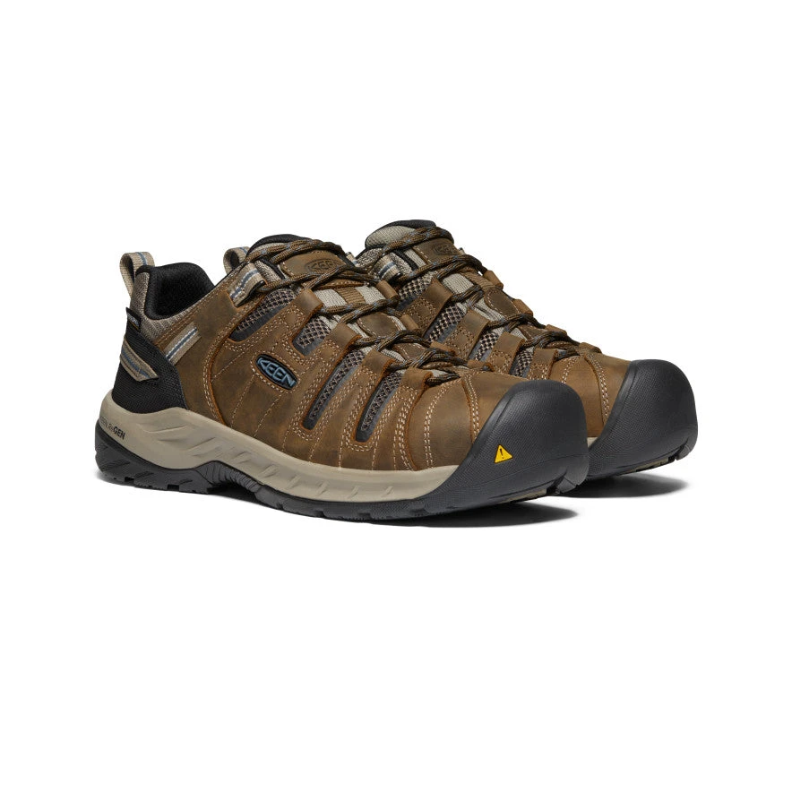 Keen Men's Flint II Waterproof (Steel Toe) | Cascade Brown/Orion Blue 2 Keen Men's Flint II Waterproof (Steel Toe) | Cascade Brown/Orion Blue - Image 2