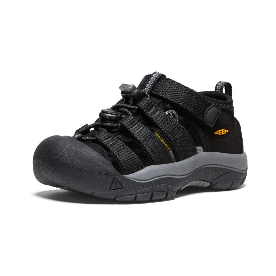 Little Kids' Newport H2 | Black/Keen Yellow 3 Little Kids' Newport H2 | Black/Keen Yellow - Image 3