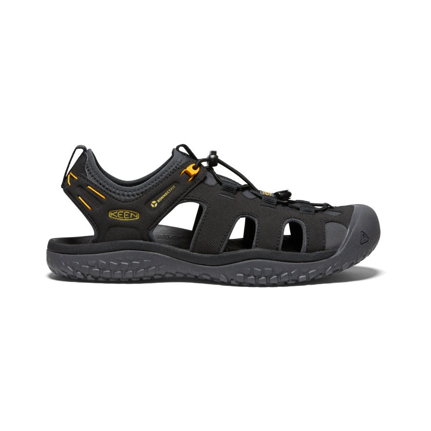 Keen Men's SOLR Sandal | Black/Gold 1 Keen Men's SOLR Sandal | Black/Gold