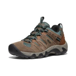 Keen Women's Headout Waterproof Hiking Shoe | Shitake/Dark Forest -Keen Deals Store bf582fb46039157c3777cfa86b67eaf4c4de0dce