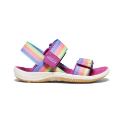 Keen Little Kids' Elle Backstrap | Rainbow/Festival Fuchsia
