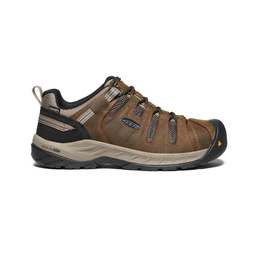 Keen Men's Flint II Waterproof (Steel Toe) | Cascade Brown/Orion Blue 1 Keen Men's Flint II Waterproof (Steel Toe) | Cascade Brown/Orion Blue