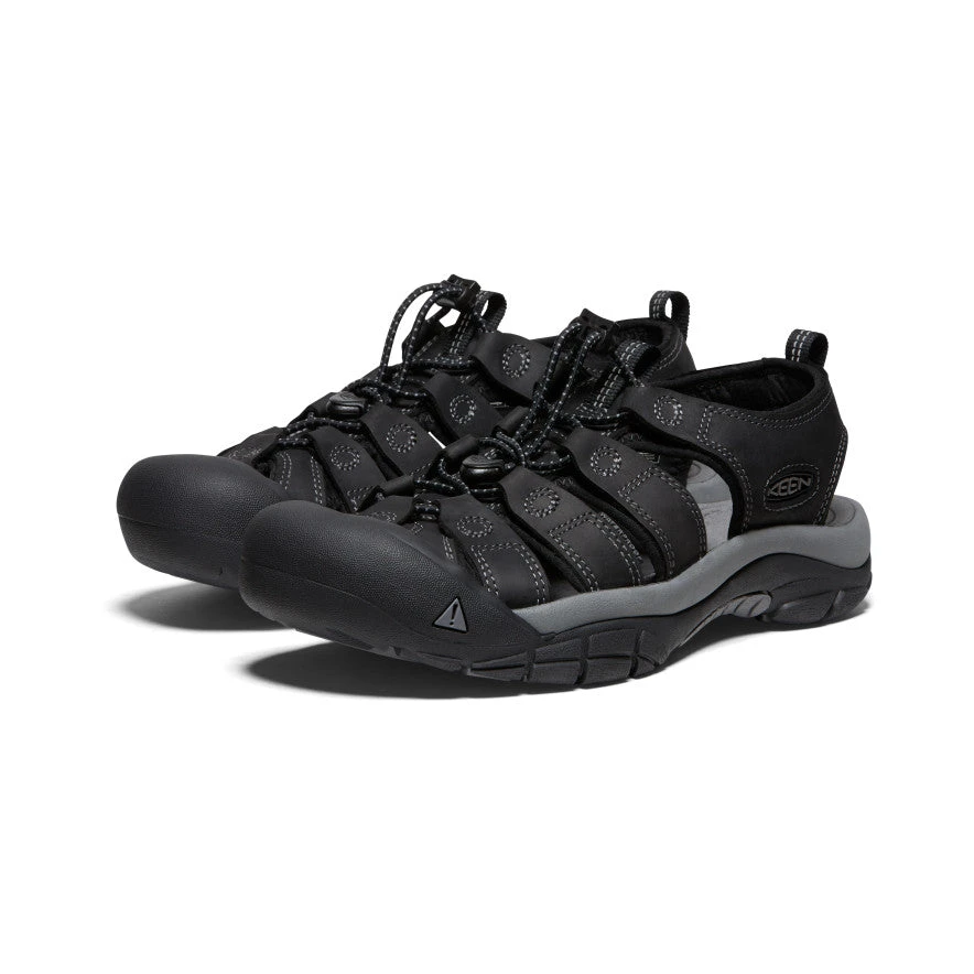 Keen Men's Newport Leather | Black/Steel Grey 2 Keen Men's Newport Leather | Black/Steel Grey - Image 2