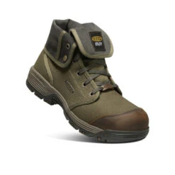 Keen Men's Roswell Mid (Carbon-Fiber Toe) | Military Olive/Black Olive -Keen Deals Store dda2d1106f304c681a14329a7ef279c96505cf21