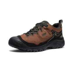 Keen Men's Targhee IV Wide Waterproof Hiking Shoe | Bison/Black -Keen Deals Store e5f05dc47f5e615940e54b38c09933ebf7d96871