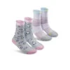 Keen Kids' Comfy Crew Socks 2-Pack | Feather Yeti Print
