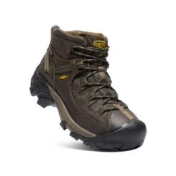 Keen Men's Targhee II Mid Waterproof Hiking Boots | Canteen/Dark Olive -Keen Deals Store eb2565fa8ab130127ec4ea50cf83d8450802941f