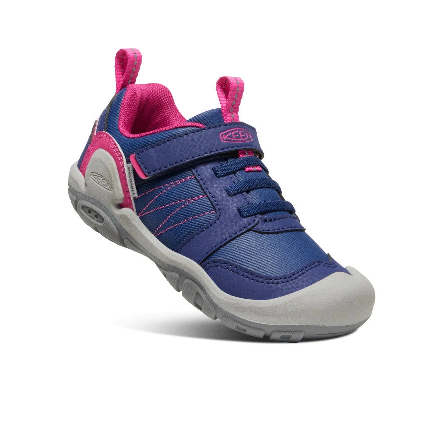 Keen Little Kids' Knotch Peak Sneaker | Blue Depths/Pink Peacock 3 Keen Little Kids' Knotch Peak Sneaker | Blue Depths/Pink Peacock - Image 3