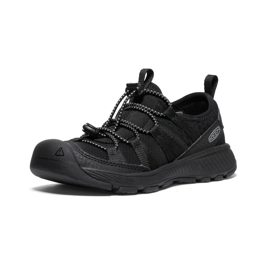 Keen Little Kids' Motozoa Sneaker | Black/Black 3 Keen Little Kids' Motozoa Sneaker | Black/Black - Image 3
