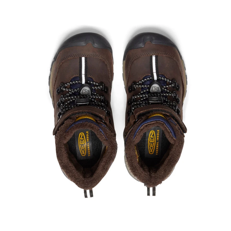 Keen Little Kids' Kanibou Waterproof Winter Boot | Java/Naval Academy 4 Keen Little Kids' Kanibou Waterproof Winter Boot | Java/Naval Academy - Image 4