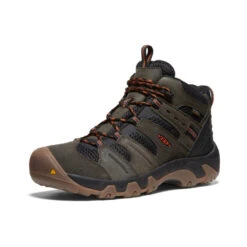 Keen Men's Headout Waterproof Hiking Boot | Black Olive/Fossil Orange -Keen Deals Store f3f76b60fbc0003126251db1ed3666f8c2f7e956