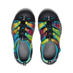 Keen Big Kids' Newport H2 | Rainbow Tie Dye -Keen Deals Store f8074ac1af776b79b03c5436b5a4280ee176c3fb