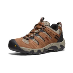 Keen Men's Headout Waterproof Hiking Shoe | Bison/Fossil Orange -Keen Deals Store faa0ff81fcc3e4142cfc12a46f8708e48bfa9a39